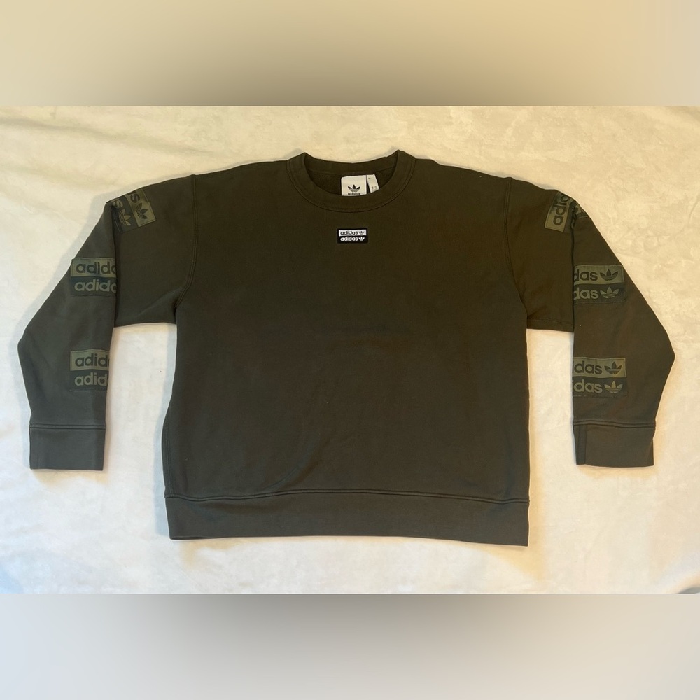 Adidas crewneck fleece sweatshrit